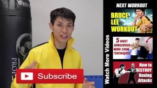 Real Bruce Lee Abdominals Workout 1  Dragon Flags