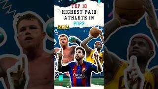 Top 10 List The Highest Paid Athlete in 2023 #athletes