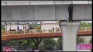 Uppal metro station sky walk is opened for public