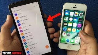 How to Transfer Contacts from iPhone to Android (Without PC or Apps)