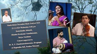 Swarathmika Srikanth -  Naada Inbam December Music Festival 2024   25.12.2024  Wednesday  4.00 p.m.