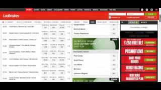 Ladbrokes: Golf Betting Odds