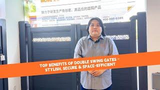 TOP BENEFITS OF DOUBLE SWING GATES-STYLISH, SECURE & SPACE-EFFICIENT