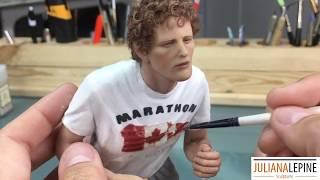 Sculpting Terry Fox