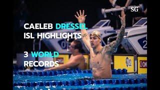 Caeleb Dressel MVP 2020 ISL Highlights | 3 World Records Broken