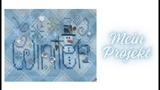 Kreuzsticken - Neustart Projekttasche "Winter" - Christmas in July