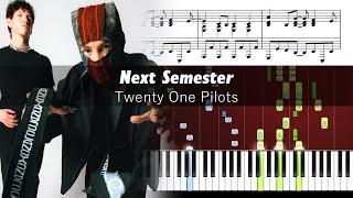 Twenty One Pilots - Next Semester - Piano Tutorial