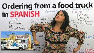 Learn to Order Food in Spanish