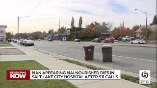 Police: Naked man appearing malnourished dies in Salt Lake City hospital after 911 callers reported