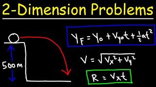 Two Dimensional Motion Problems - Physics