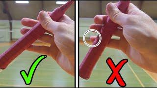 The Correct Grip for More Power in Badminton