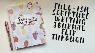 FULLish Scripture Writing Journal Flip Through | Fruit of the Spirit | Creative Faith & Co.