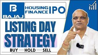 Bajaj Housing Finance Limited IPO Listing day strategy | @Pankajladha_