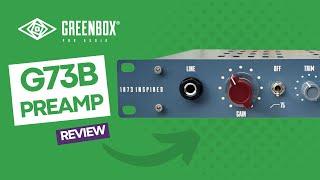 Greenbox G73B Preamp Review (Neve Inspired)