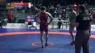 Qual. GR - 72 kg: A. MANTSIGOV (RUS) v. D. DIMITROV (BUL)