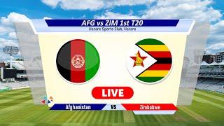 AFG vs ZIM Live - 1st T20 | Afghanistan vs Zimbabwe Live Cricket Match Today Score & Commentary