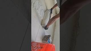 Install tiles fast #tiling #hack #diy #largeformattile #howto
