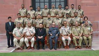 Probationers of Railway Protection Force called on President Mukherjee