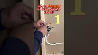 How to Wire Multiple Outlets #shorts #electricalwiring #outlet #receptacle #howto #connectors