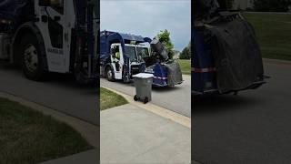 LRS garbage truck on trash #garbagetruck