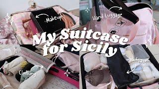 Packing for Sicily ️ | What's in my Suitcase