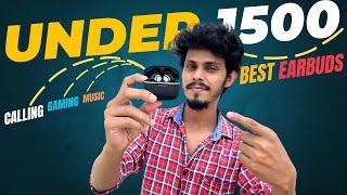 Top 5 Best TWS Earbuds under 1500 | Best ENC earbuds | in Telugu