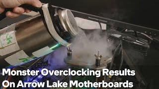 Motherboard Makers Smash Overclocking Records with Intel Core Ultra 200S Series | Intel Technology