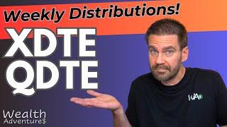 XDTE and QDTE: 0DTE Option Income ETFs With WEEKLY Distributions! From Roundhill Investments.