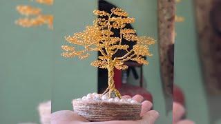 How To Make A Wire Tree | DIY Wire Tree | Mini Bonsai Wire Tree