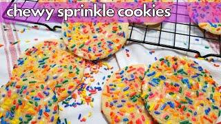 Chewy Sprinkle Cookies!