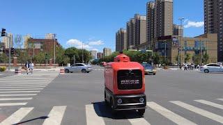 Smart China: JD self-driving delivery car