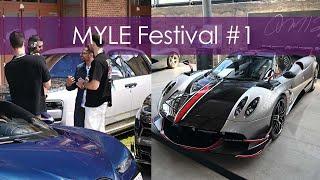 Dutzende Hypercars beim MYLE Festival 2024 | Tag 1 | Mate Rimac kommt spontan vorbei