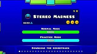 Geometry dash - stereo madness all coins