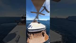 Try this out: Superyacht x Heliski #billionaire #yachting #skiing #o2h2o #toysofdesire #helicopter