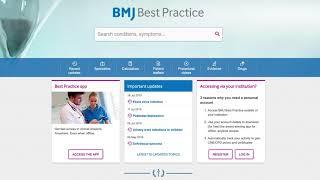 Important Updates on BMJ Best Practice