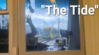 Ride On "The Tide" Light Rail Line Norfolk, Virginia. Newtown Road To Harbor Park Stadium #lightrail
