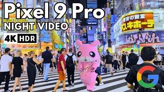 Pixel 9 Pro Night Video Camera Test - 4K HDR