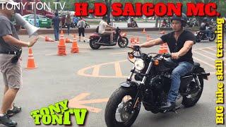 TONY TON TV | Big Bike Skill Training with Harley-Davidson