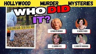 Who Did It??  Hollywood Murder Mysteries ️