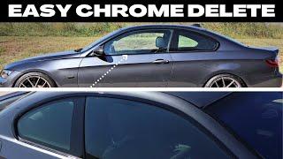 BMW Chrome Delete: How I Wrapped My Window Trim Black for a Sleek, Clean Look