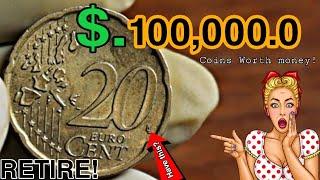 Germany 20 Euro Cent 2002 coins worth up to $100,000 Rare 20 Euro Cent Coins worth money!