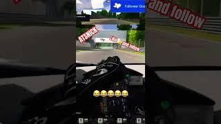 235 KM Barrier Crash #funny #gt3racing #GT3 #simracing #viral #hilarious #️