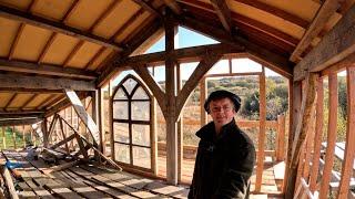 Timber Framed Barn Part 30 Curved Church Windows