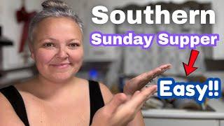 Super Easy Southern Sunday Supper in East Tennessee || Large Family Cooking