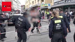 Polizei schießt Angreifer in Hamburg nieder - Video zeigt entscheidende Momente