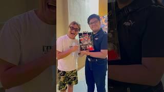 Meeting Wataru Kato, the Founder of LBWK & asking for his autograph on my Tarmac Cards LB-Puzzle