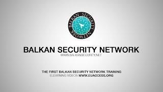 The First Balkan Security Network Training