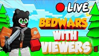 ROBLOX BEDWARS WITH VIEWERS! | Roblox Live