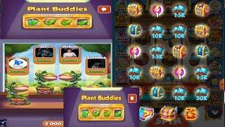 completed  Plant Buddies | collected 120k Spin | coin master event red madness | Plant Buddies Trick