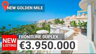 Frontline beach duplex penthouse for sale | New Golden Mile | Marbella Real Estate | Costa del Sol